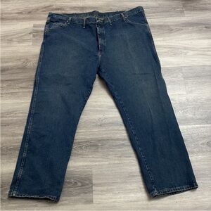 Wrangler Men's Dark Blue Relaxed Jeans